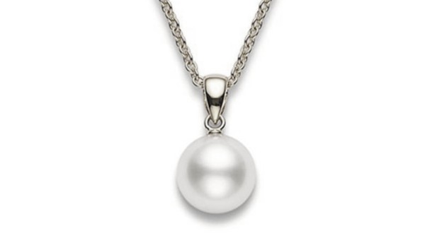 Akoya parelhanger 925 Sterling zilver met ketting 42 cm