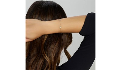 Gouden armband met parels